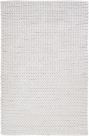 Anchorage ANC-1000 Modern Wool - Felted, Viscose Rug ANC1000-912 Cream 70% Wool - Felted, 30% Viscose 9' x 12'