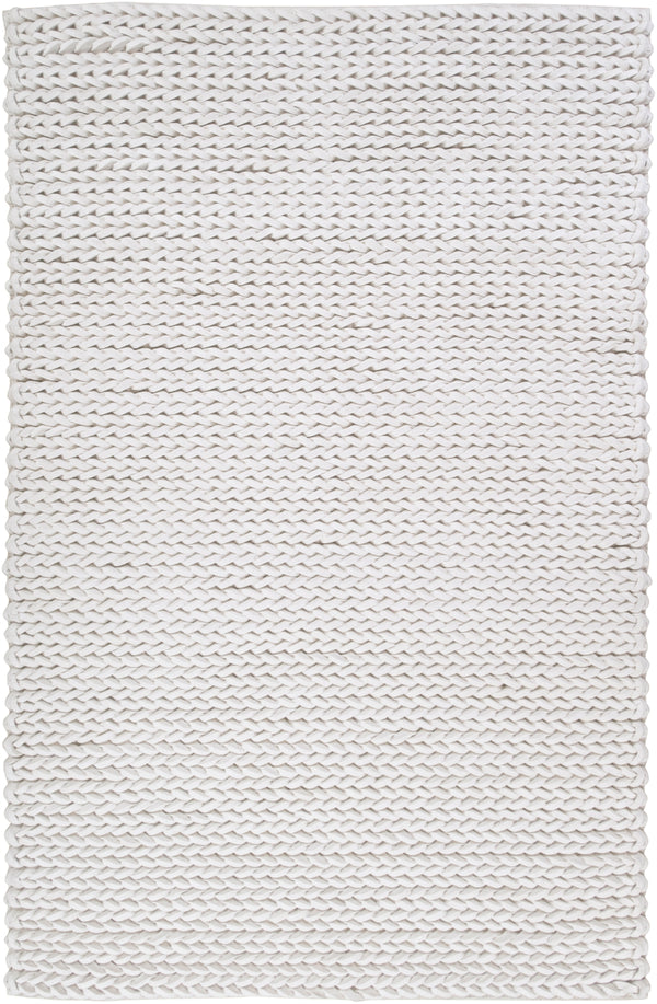 Anchorage ANC-1000 Modern Wool - Felted, Viscose Rug ANC1000-912 Cream 70% Wool - Felted, 30% Viscose 9' x 12'