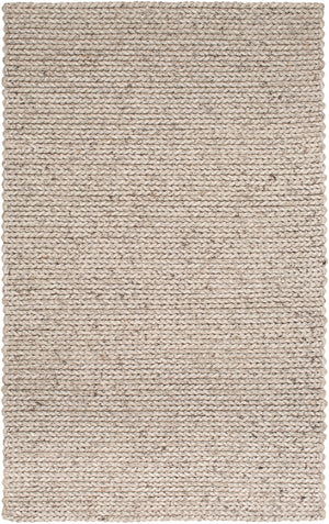 Anchorage ANC-1006 Modern Wool - Felted, Viscose Rug ANC1006-912 Charcoal, Ivory, Dark Brown 70% Wool - Felted, 30% Viscose 9' x 12'