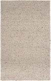 Anchorage ANC-1006 Modern Wool - Felted, Viscose Rug ANC1006-912 Charcoal, Ivory, Dark Brown 70% Wool - Felted, 30% Viscose 9' x 12'