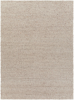 Anchorage ANC-1006 Modern Wool - Felted, Viscose Rug ANC1006-811 Charcoal, Ivory, Dark Brown 70% Wool - Felted, 30% Viscose 8' x 11'