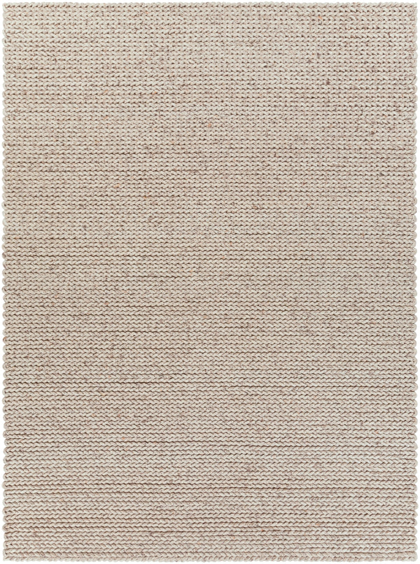 Anchorage ANC-1006 Modern Wool - Felted, Viscose Rug ANC1006-811 Charcoal, Ivory, Dark Brown 70% Wool - Felted, 30% Viscose 8' x 11'