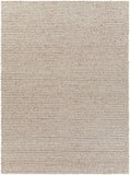 Anchorage ANC-1006 Modern Wool - Felted, Viscose Rug ANC1006-811 Charcoal, Ivory, Dark Brown 70% Wool - Felted, 30% Viscose 8' x 11'