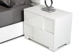 VIG Furniture Modrest Ancona Italian Modern White Nightstand VGACANCONA-NS-WHT