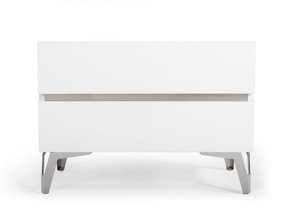 VIG Furniture Nova Domus Angela - Italian Modern White Nightstand VGACANGELA-NS