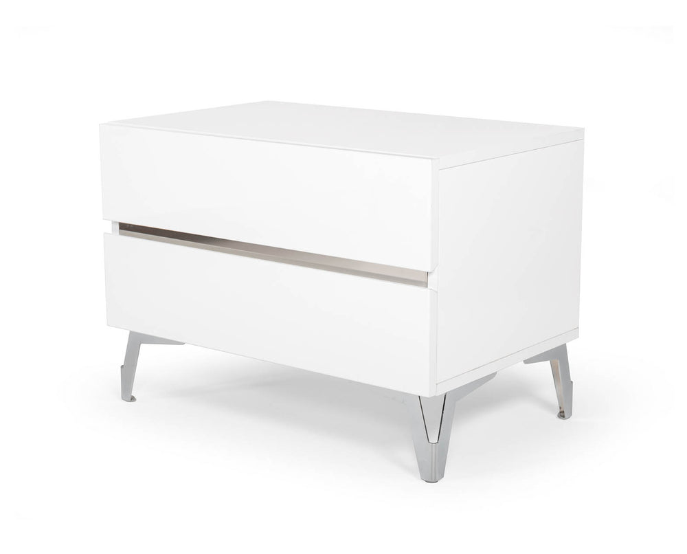 VIG Furniture Nova Domus Angela - Italian Modern White Nightstand VGACANGELA-NS