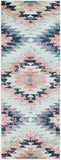 Anika ANI-1027 Rustic Polypropylene Rug ANI1027-2773 White, Beige, Camel, Aqua, Teal, Dark Blue, Bright Pink, Lime, Black, Charcoal 100% Polypropylene 2'7" x 7'3"