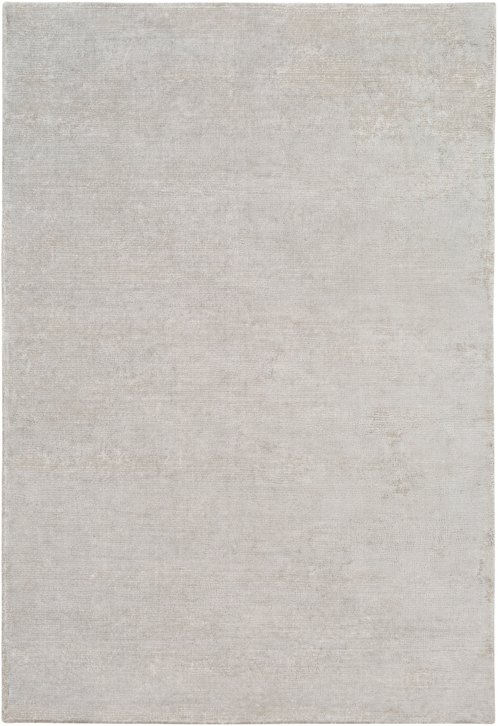 Aspen ANP-2304 Modern Tencel, Nylon Rug ANP2304-912 Medium Gray, White 80% Tencel, 20% Nylon 9' x 12'