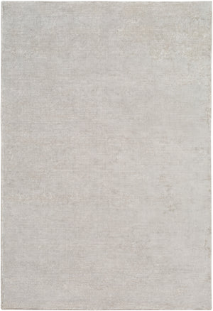 Aspen ANP-2304 Modern Tencel, Nylon Rug ANP2304-912 Medium Gray, White 80% Tencel, 20% Nylon 9' x 12'