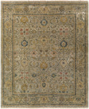 Anatolia ANY-2300 Traditional Wool Rug ANY2300-912 Dark Green, Olive, Khaki, Burnt Orange 100% Wool 9' x 12'