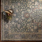 Anatolia ANY-2303 Traditional Wool Rug ANY2303-912 Charcoal, Olive, Khaki, Mauve 100% Wool 9' x 12'