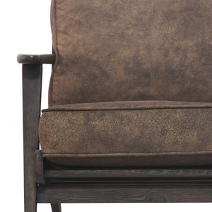 Albert Accent Chair - Contemporary Plush Seating with Solid Oak Frame for Modern Living Spaces