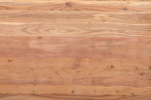 Porter Designs Manzanita Live Edge Solid Acacia Wood Natural Dining Table Natural 07-196-01-DT82NT-KIT