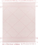 Apache APA-2307 Global Wool Rug APA2307-810 Pale Pink, Cream 100% Wool 8' x 10'