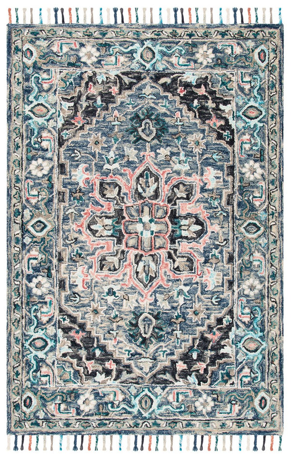 Safavieh Aspen 124 Hand Tufted 85% Wool/15% Cotton Bohemian Rug APN124U-9SQ