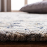 Aspen 125 Bohemian Hand Tufted 85% Wool, 15% Cotton Rug Ivory / Blue