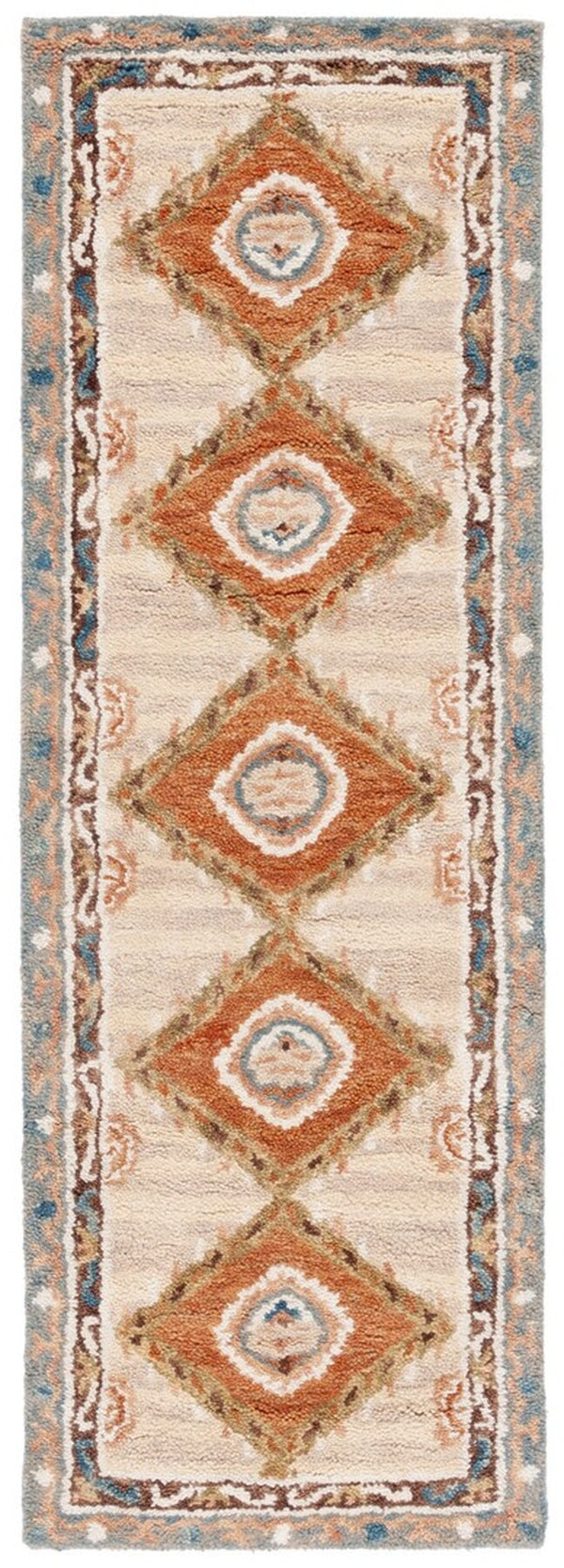 Safavieh Aspen 126 Hand Tufted 85% Wool/15% Cotton Bohemian Rug APN126T-9