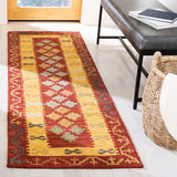 Aspen 403 Hand Tufted 80% Wool, 20% Cotton Bohemian Rug Red / Gold 80% Wool, 20% Cotton APN403Q-9