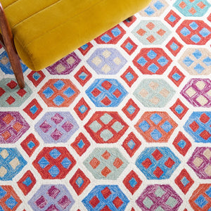 Safavieh Aspen 410 Overall Content: 80% Wool 10% Cotton 10% Latex Hand Tufted Rug APN410A-8