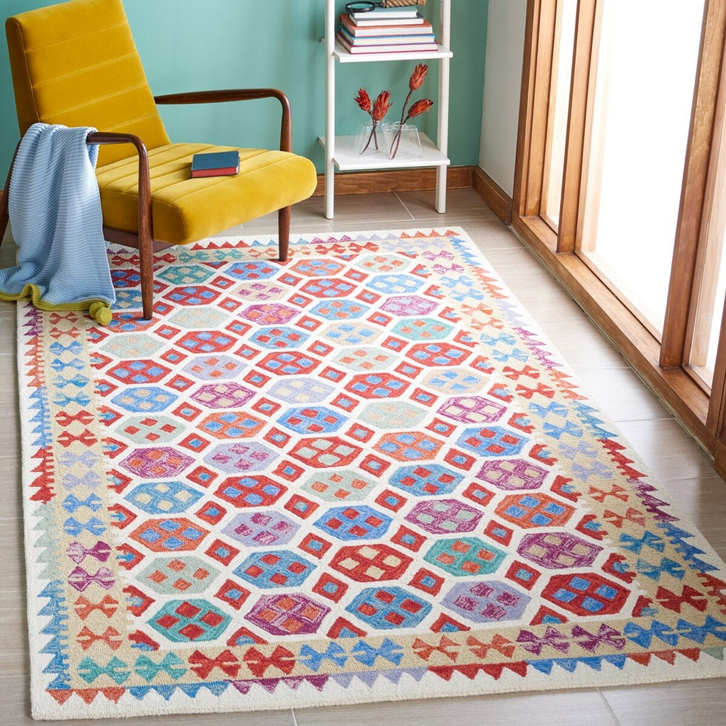 Safavieh Aspen 410 Overall Content: 80% Wool 10% Cotton 10% Latex Hand Tufted Rug APN410A-8
