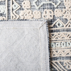 Aspen 532 Bohemian Handtufted 80% Wool 20% Cotton Rug Charcoal