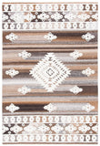Aspen 550 Bohemian Hand Tufted 50% Wool, 50% Nylon Blend Rug Ivory / Light Brown