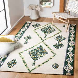 Aspen 702 Hand Tufted 100% Wool Pile Bohemian Rug for Cozy, Stylish Home Décor and Comfort