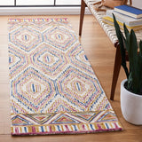 Aspen 811 Bohemian Hand Tufted 100% Wool Pile Rug Ivory / Rust