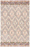 Aspen 811 Bohemian Hand Tufted 100% Wool Pile Rug Ivory / Rust