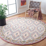 Aspen 811 Bohemian Hand Tufted 100% Wool Pile Rug Ivory / Rust