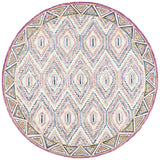 Aspen 811 Bohemian Hand Tufted 100% Wool Pile Rug Ivory / Rust