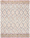 Aspen 811 Bohemian Hand Tufted 100% Wool Pile Rug Ivory / Rust