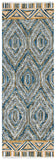 Aspen 822 Bohemian Hand Tufted 100% Wool Pile Rug Blue / Gold