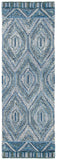 Aspen 823 Bohemian Hand Tufted 100% Wool Pile Rug Grey / Blue