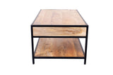 Porter Designs Delancy Solid Wood Industrial Coffee Table Brown 05-116-02-0128