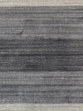 Pasargad Gramercy Collection Hand-Loomed Silk & Wool Charcoal Area Rug ar-05 9x12-PASARGAD