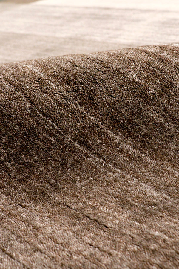 Pasargad Gramercy Collection Hand-Loomed Silk & Wool Charcoal Area Rug AR-06 5X8-PASARGAD