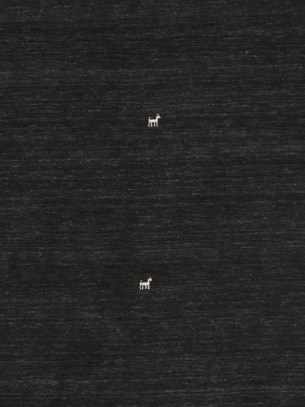 Pasargad Gramercy Collection Hand-Loomed Silk & Wool Charcoal Area Rug ar-21 9x12-PASARGAD