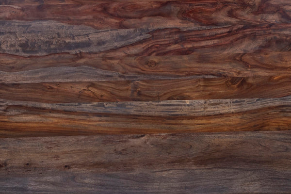 Porter Designs Manzanita Live Edge Solid Acacia Wood Natural Dining Table Gray 07-196-01-DT82MT-KIT