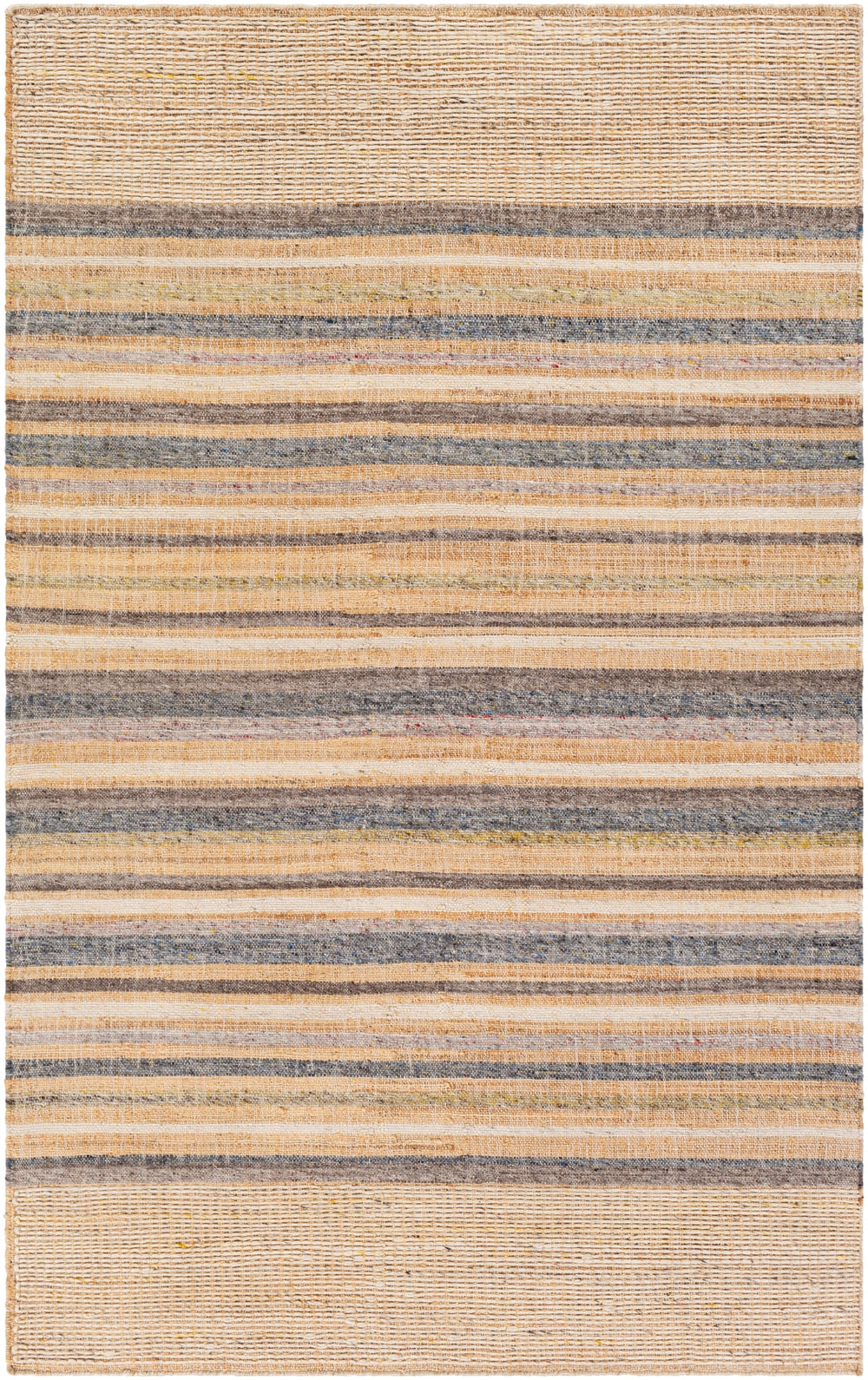 Arielle ARE-2304 Modern Wool, Jute Rug ARE2304-58 Wheat, Beige, Navy, Medium Gray, Mauve, Dark Purple, Lime, Charcoal, Khaki, Olive, Lilac, Camel 55% Wool, 45% Jute 5' x 8'