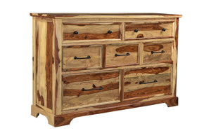 Porter Designs Crossroads Solid Sheesham Wood Natural Dresser Natural 04-196-01-C004