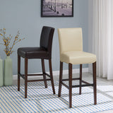 Milton Bonded Leather Bar Stool