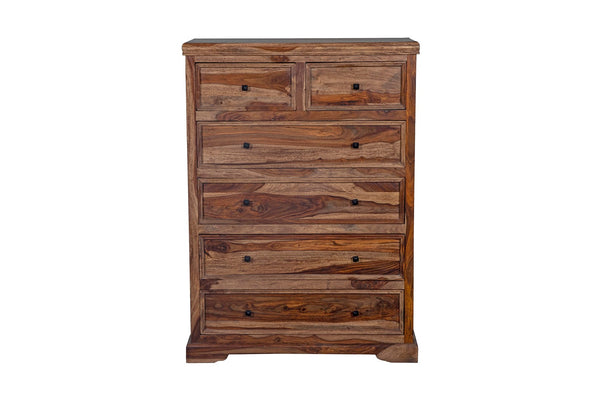 Porter Designs Taos Solid Sheesham Wood Natural Chest Brown 04-196-03-9048H