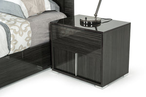 VIG Furniture Modrest Ari Italian Modern Grey Nightstand VGACARI-NS