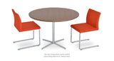 Aria Flat Set: Two Aria Flat Wool and Tango Dining Table Wood