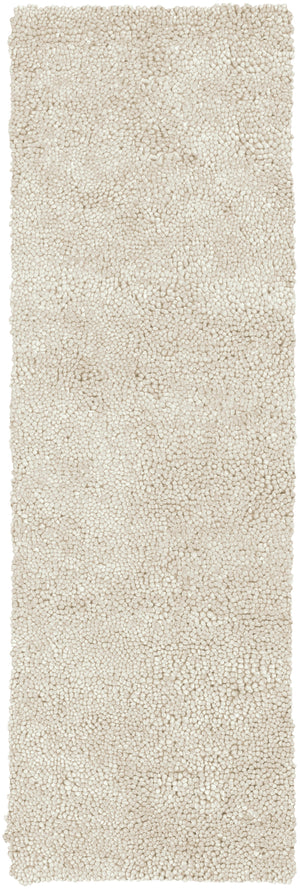 Aros AROS-2 Modern Wool - Felted Rug AROS2-410 Cream 100% Wool - Felted 4' x 10'