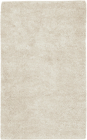 Aros AROS-2 Modern Wool - Felted Rug AROS2-58 Cream 100% Wool - Felted 5' x 8'