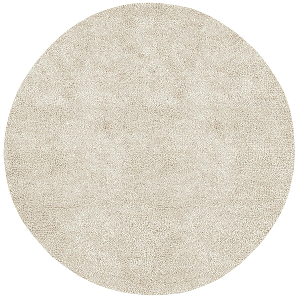 Aros AROS-2 Modern Wool - Felted Rug AROS2-8RD Cream 100% Wool - Felted 8' Round