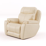 Southern Motion Showstopper 6736-95P NL Transitional Show Stopper Leather Zero Gravity Power Headrest Wall Hugger Recliner with SoCozi Massage 6736-95P NL 957-17