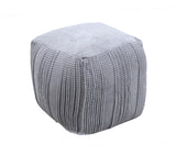 Dinesh Grey Ottoman